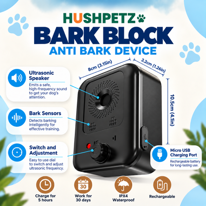 Hush Petz Bark-Block